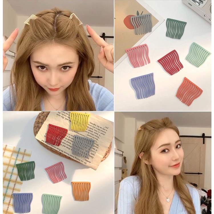 Kẹp tóc kim loại nhiều màu cute taọ kiểu cho nữ phong cách hàn quốc KC48 JOLY