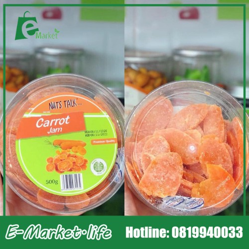 Mứt cà rốt Nutstalk 500 g