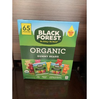 Kẹo dẻo trái cây hữu cơ black forest organic gummy bears 1.47kg 65 gói