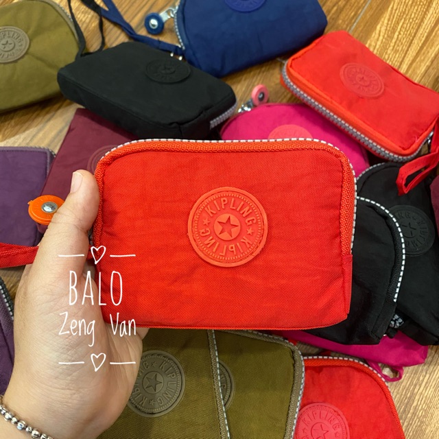 Ví Mini Vuông KIPLING đựng tiền lẻ và thẻ giữ xe