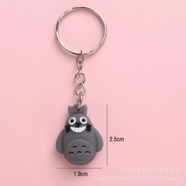 móc khoá hoạt hình mini siêu xinh hình thỏ vịt gấu totoro ngộ nghĩnh