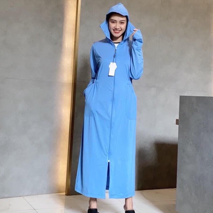 Áo chống nắng nữ dáng dài thông hơi cao cấp CN2
