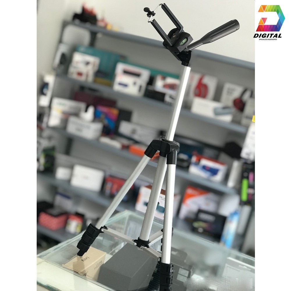 Combo Tripod Điện Thoại, Máy Ảnh Tặng Kẹp &amp; Remote, Túi Vải