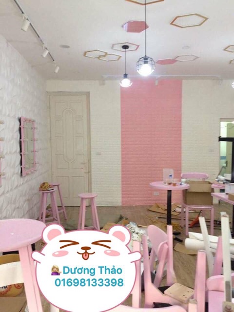 Xốp dán tường 🎖Freeship🏆xốp dán tường 3d  kt 70x70cm sẵn keo | BigBuy360 - bigbuy360.vn