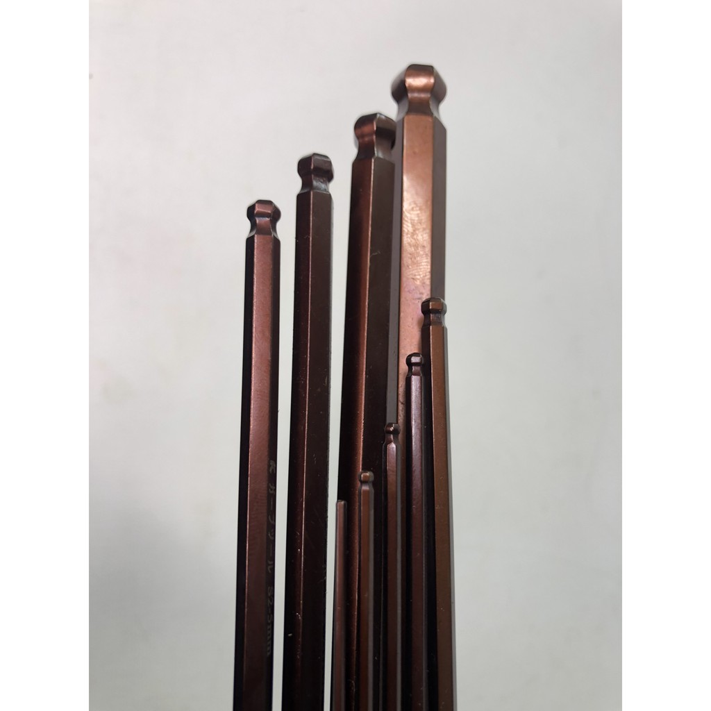 Lục Giác Kapusi 9PCS Dùng Để Tháo Bulong Chìm 6 Cạnh Các Loại Ốc Vít Đai Ốc Khác Nhau