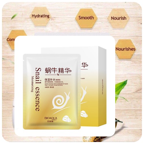 Mặt nạ Bioaqua tinh chất ốc sên nổi tiếng nội địa Trung | BigBuy360 - bigbuy360.vn