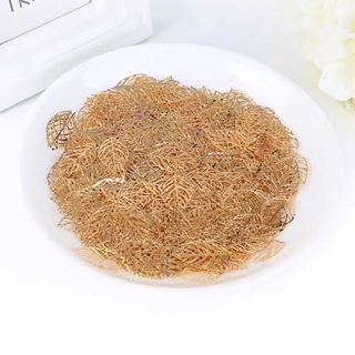 Center  chiếc Lá mạ vàng , bạc ( gói 5 chiếc )