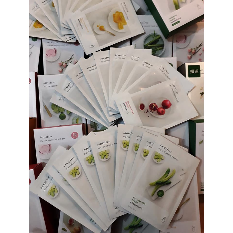 Mặt nạ Innisfree dưỡng da siêu hot (1 hộp 10 cái)