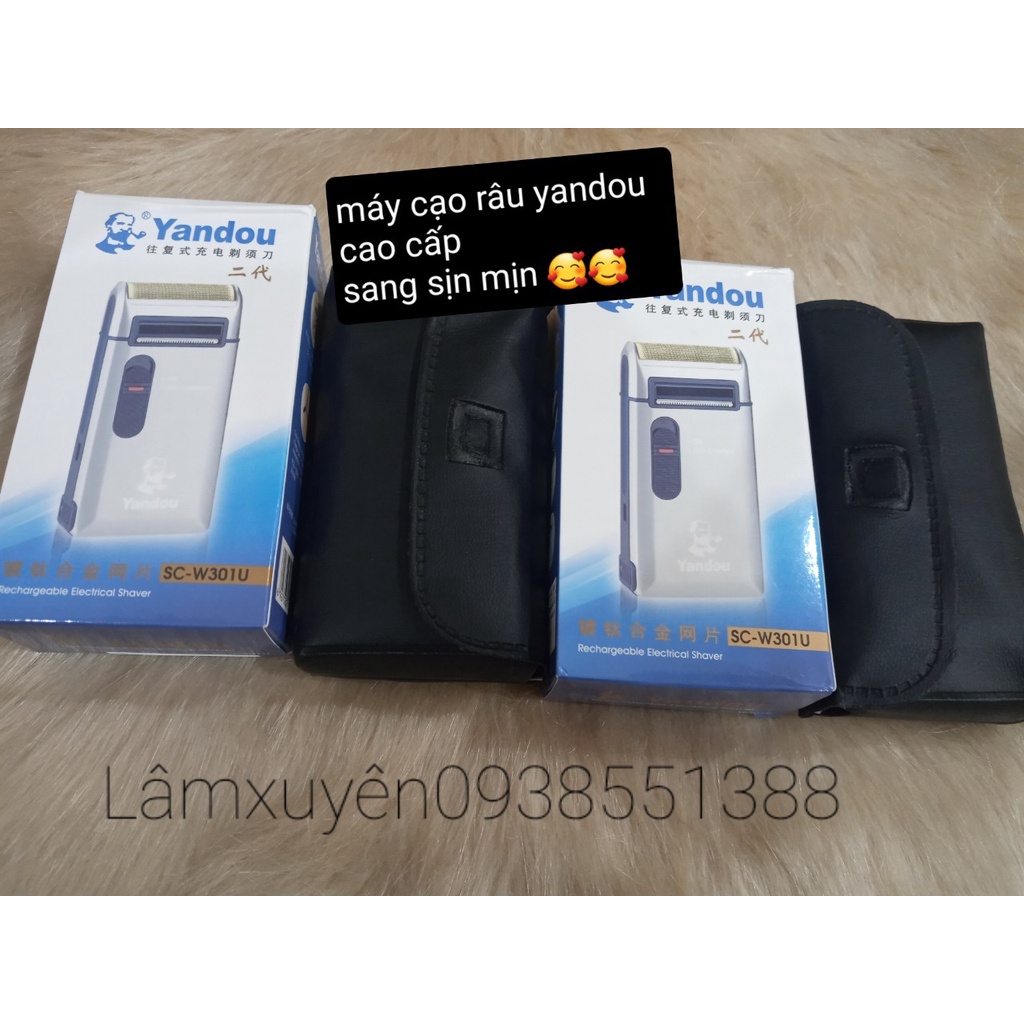 [Siêu Phẩm] Máy Cạo Râu Yandou SCW 301U Sử Dụng Sạc Pin  chuyên nghiệp thiết kế sang chảnh,hợp kim thép SANG -SỊN- MỊN