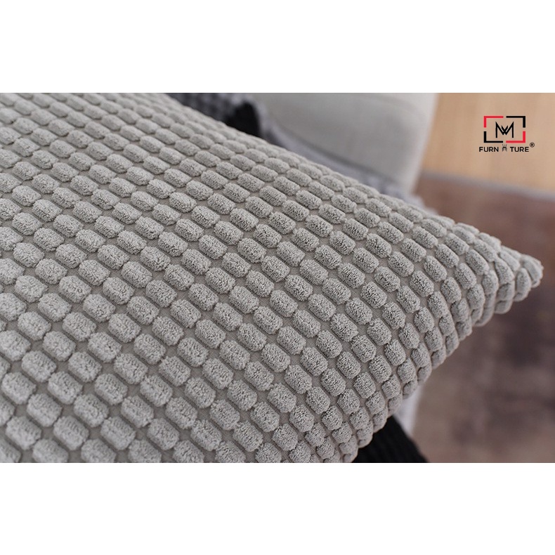 Gối tựa lưng dập caro ô nhỏ sang trọng MW01 thương hiệu MW FURNITURE