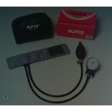 Máy đo đường huyết áp cơ alpk2 nhật