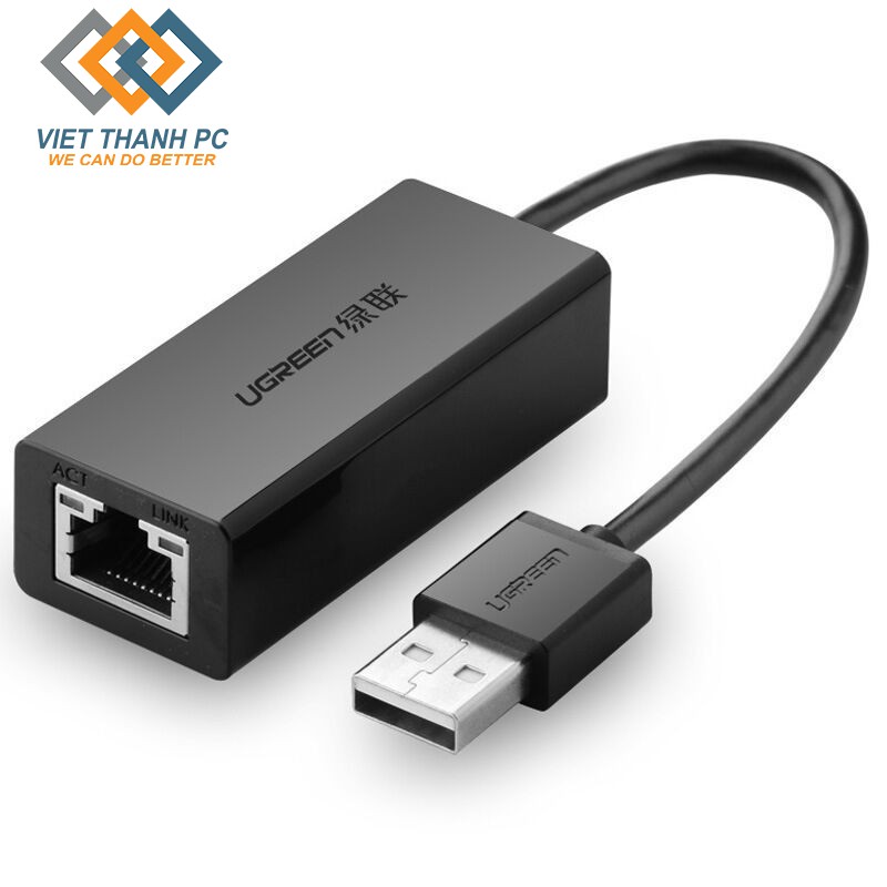 Cáp Chuyển USB To LAN 10/100Mbps Chính Hãng Ugreen UG-20254