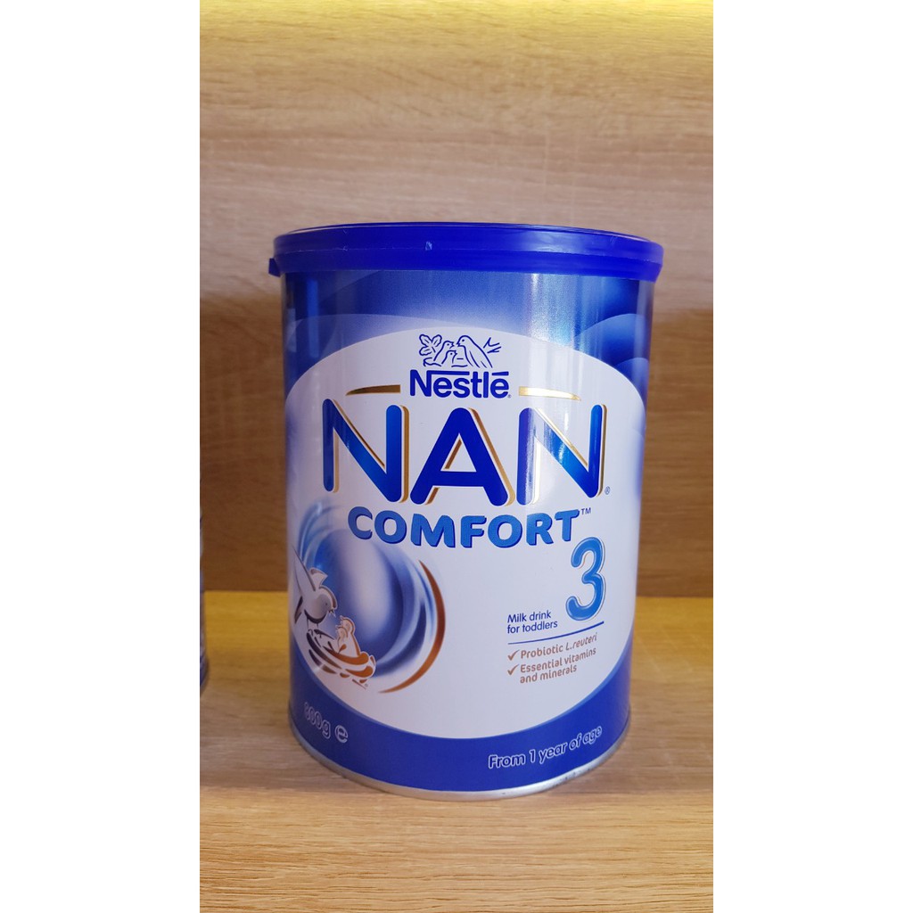 Sữa Bột Nestle NAN Comfort 3 800Gr dành cho bé từ 1 tuổi