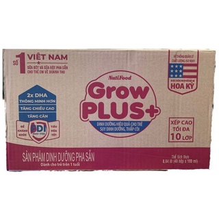 Sữa Growplus nutifood đỏ 180ml 48hop