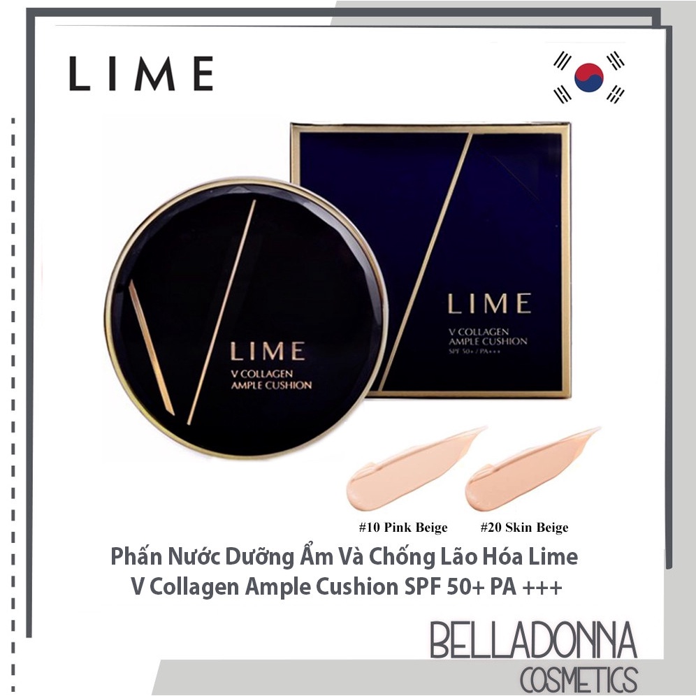 Phấn Nước Dành Cho Da Thường Và Da Khô Lime V Collagen Ample Cushion Limited Edition