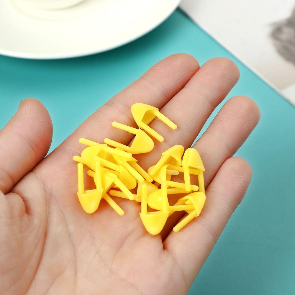 Bộ 100 Miệng Gà Bằng Nhựa Nhiều Màu Dùng Làm Búp Bê Diy