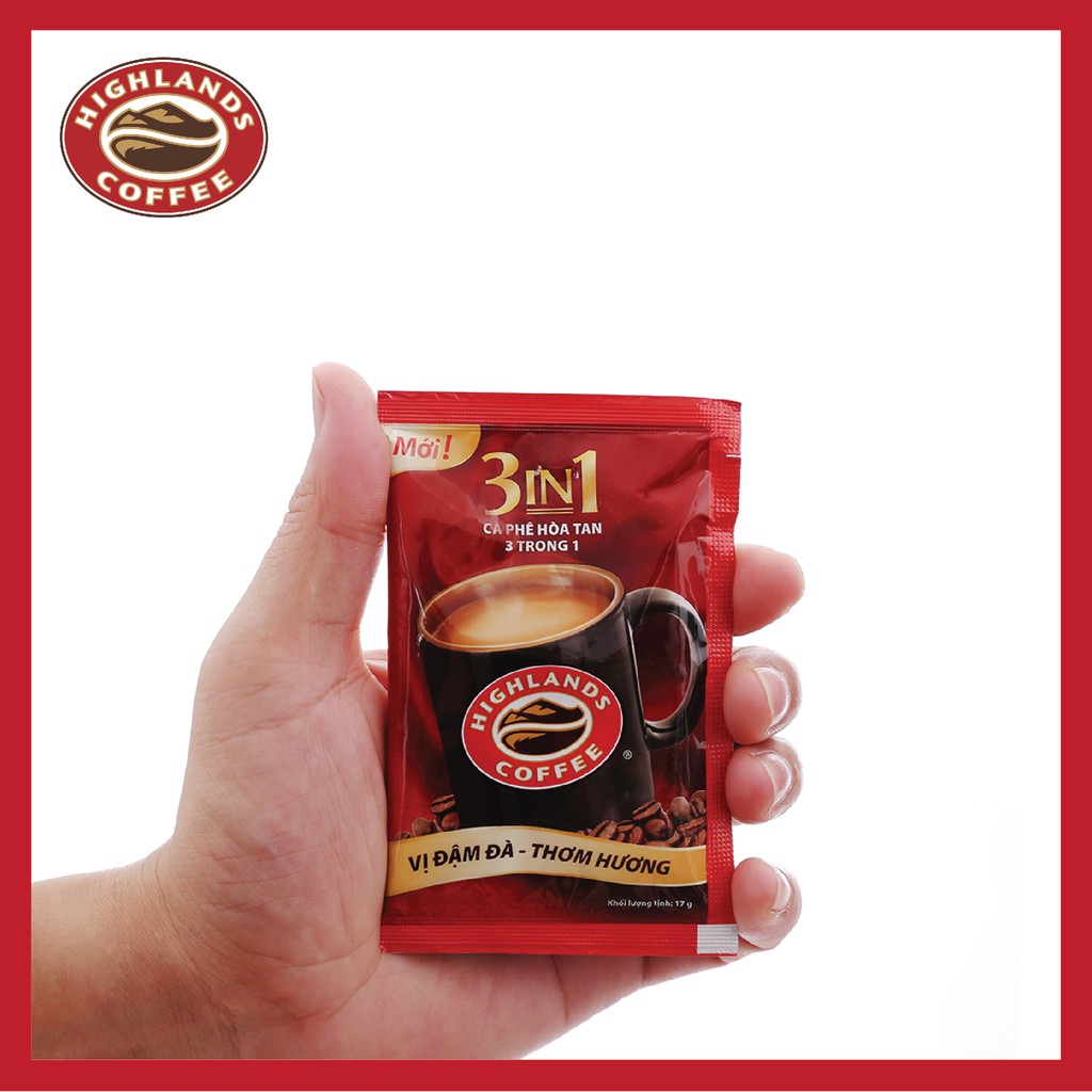 Cà phê hòa tan 3in1 Highlands Coffee (40 gói x 17g)