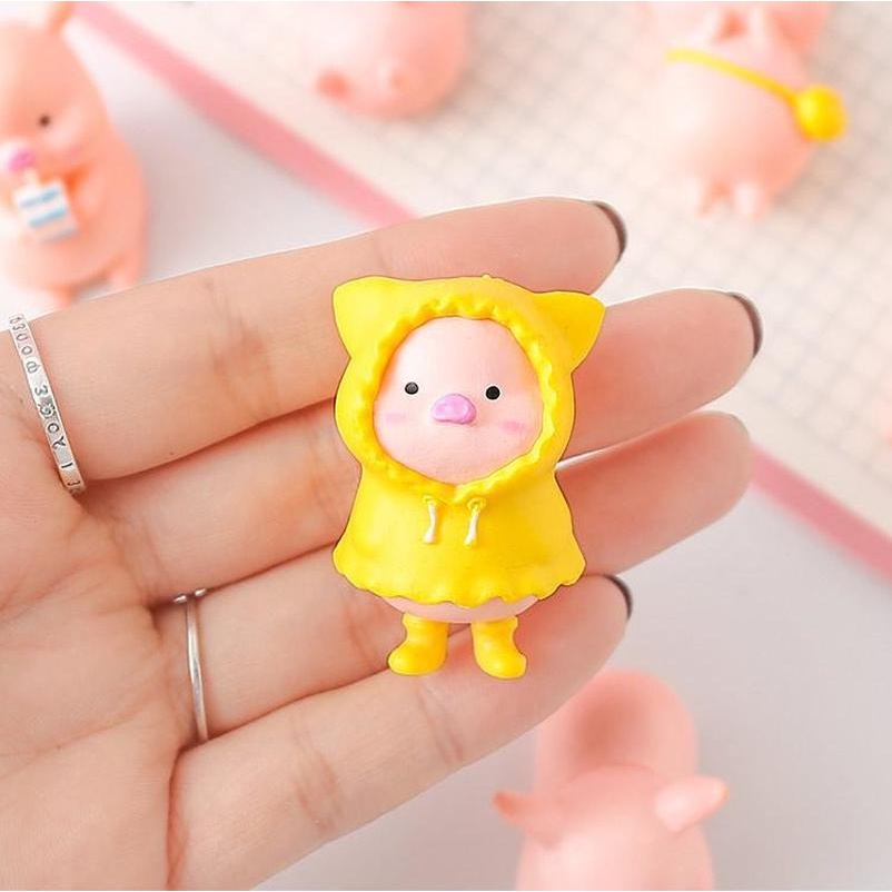 Đồ trang trí Chú Heo Mini Dễ Thương Dùng Trang Trí