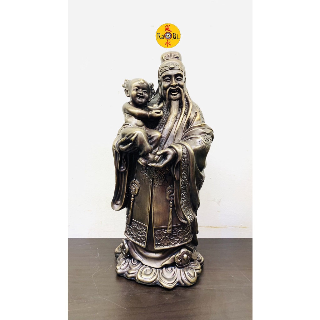 Tam Đa Phúc Lộc Thọ 35cm - Tượng Đồng Phong Thủy