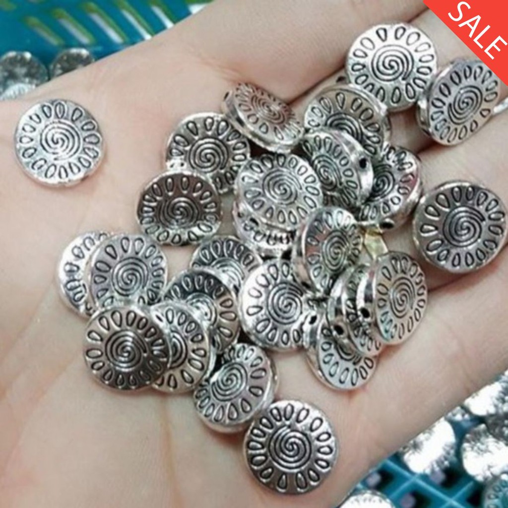 Charm tròn xỏ : 23k / 50gr / 1 gói / sỉ phụ kiện handmade