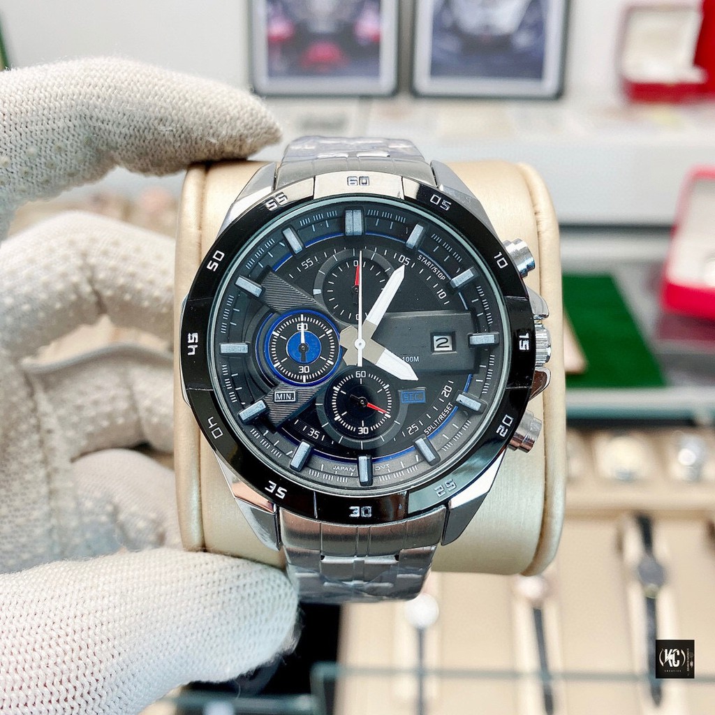 Đồng hồ nam thạch anh đa chức năng CETSIER, chống thấm nước 100mét, series 6 kim, chức năng dạ quang, chính hãng cao cấp