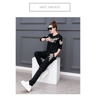 SÉT BỘ THỂ THAO THÊU HOA CAO CẤP