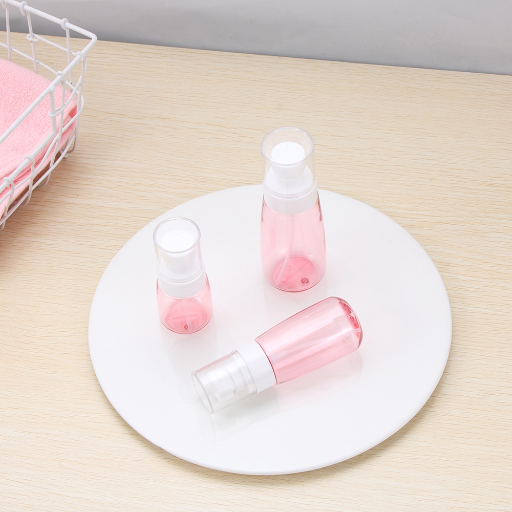 Chai Nhựa Trong Suốt Dạng Xịt Đựng Mỹ Phẩm Tiện Dụng Khi Đi Du Lịch