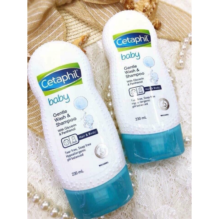 Sữa Tắm Gội Cetaphil Baby Mỹ 399ml⭐️Mẹ Và Bé Baby World Đà Nẵng