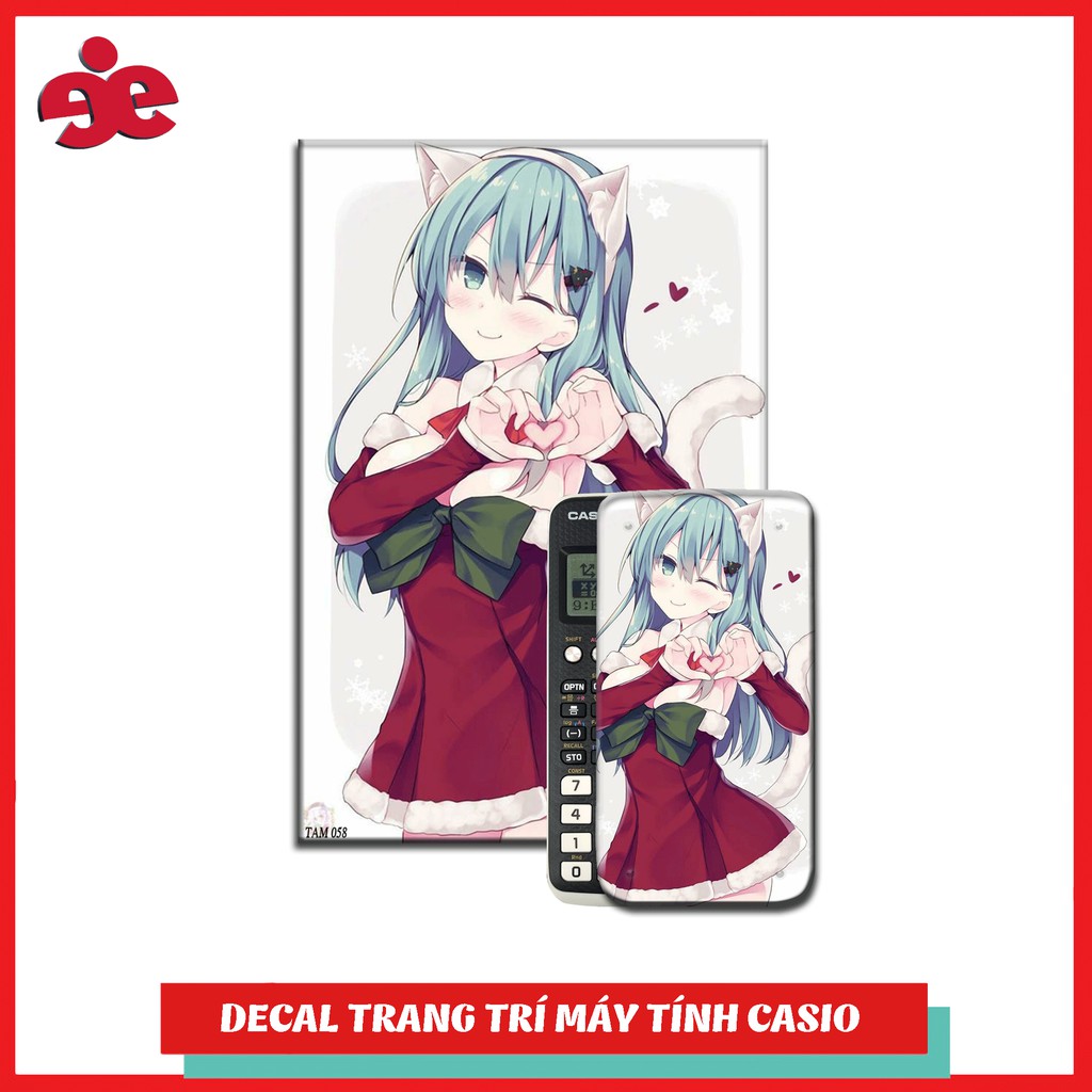 Decal máy tính Casio Nhân Vật Anime 058