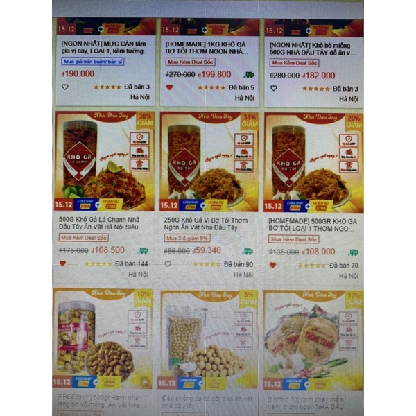 [NGON NHẤT] 500G Khô gà lá chanh xé sợi loại ngon Nhà Dâu Tây - Thế Giới Đồ Ăn Vặt - Đồ Ăn Vặt Hà Nội | BigBuy360 - bigbuy360.vn