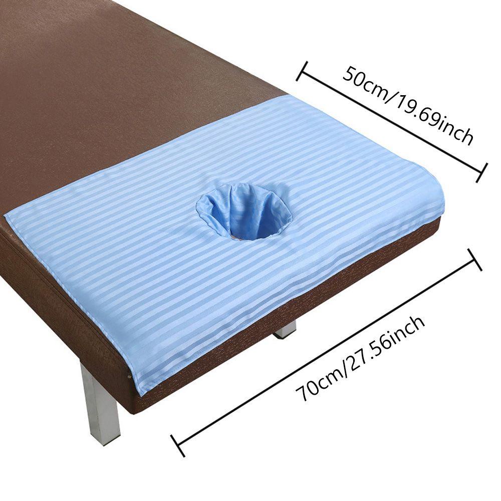 Ga Trải Giường Mát Xa Vải Cotton Mềm Mại Có Lỗ Thoát Khí Cho Salon / SPA