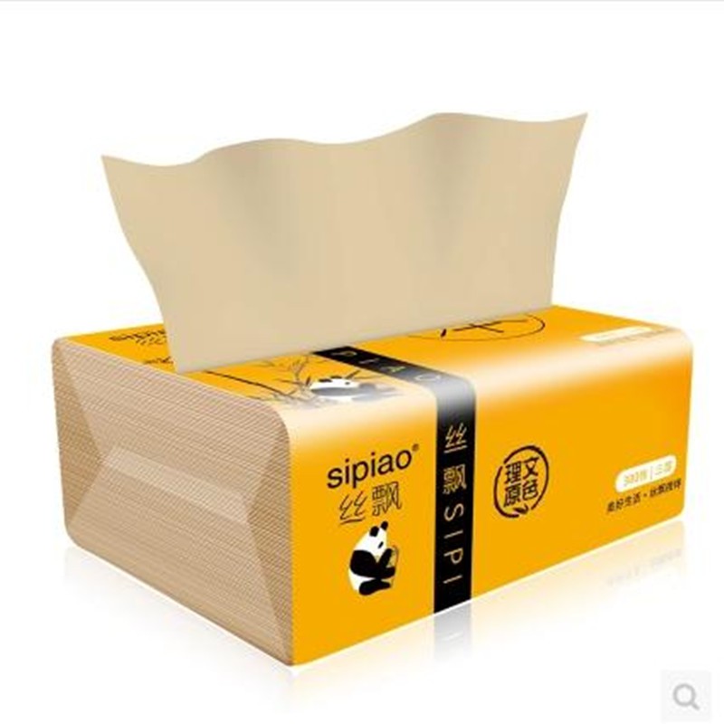 Giấy ăn gấu trúc Sipiao 1 gói 300 tờ