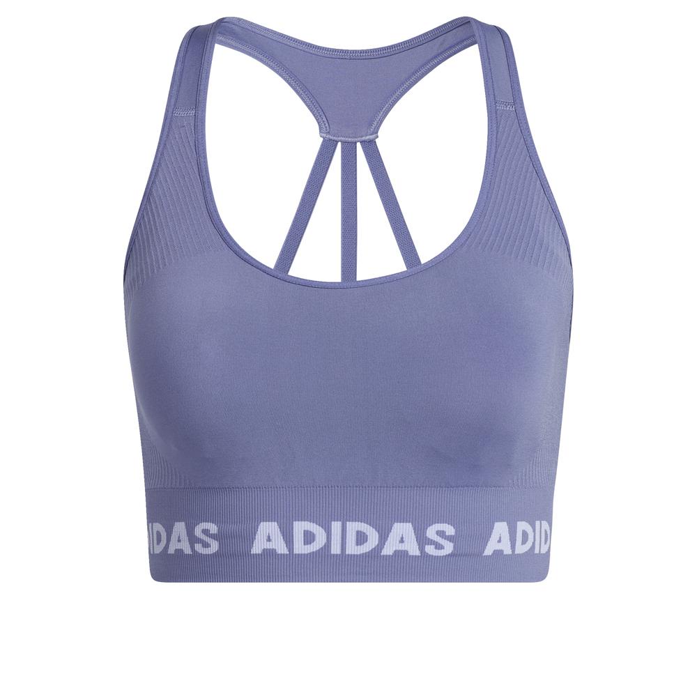 Áo Ngực Thể Thao adidas TRAINING Nữ Áo ngực tập luyện Aeroknit Màu tím GU4593