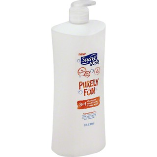 Sữa tắm Suave kids 3 in1 Purely Fun (828ml) - Hàng Mỹ
