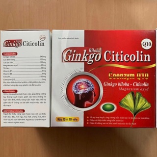 Ginkgo Biloba 240mg Hoạt huyết dưỡng não, giúp tăng cường lưu thông máu