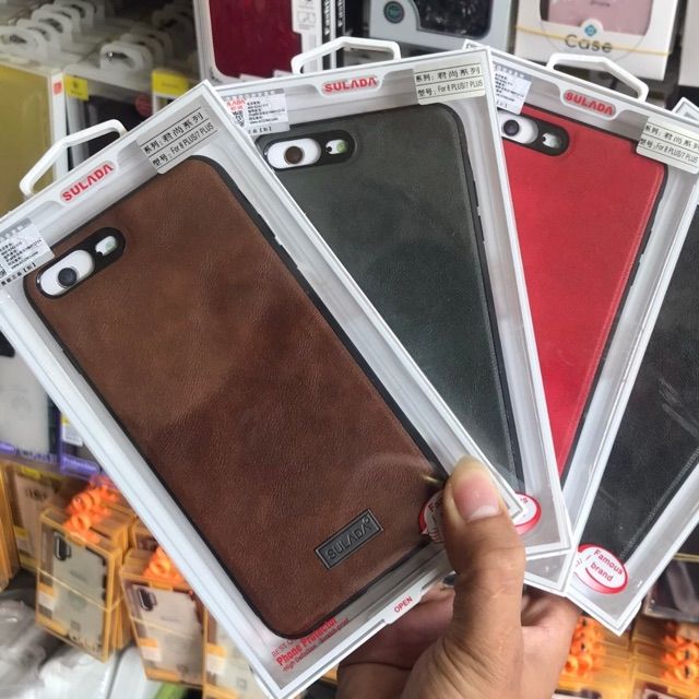 Ốp Lưng Da Hiệu Sulada Cao Cấp Cho iphone 6 / 6s plus / 7 / 7 plus / 8 / 8 plus