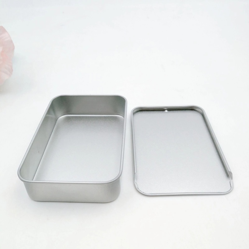 [Mini Sliding Lid Sliding Gum Tin Box] [Candy &amp; Ointment &amp; Key &amp; Jewellery Organiser] [Portable Rectangular Iron Container]