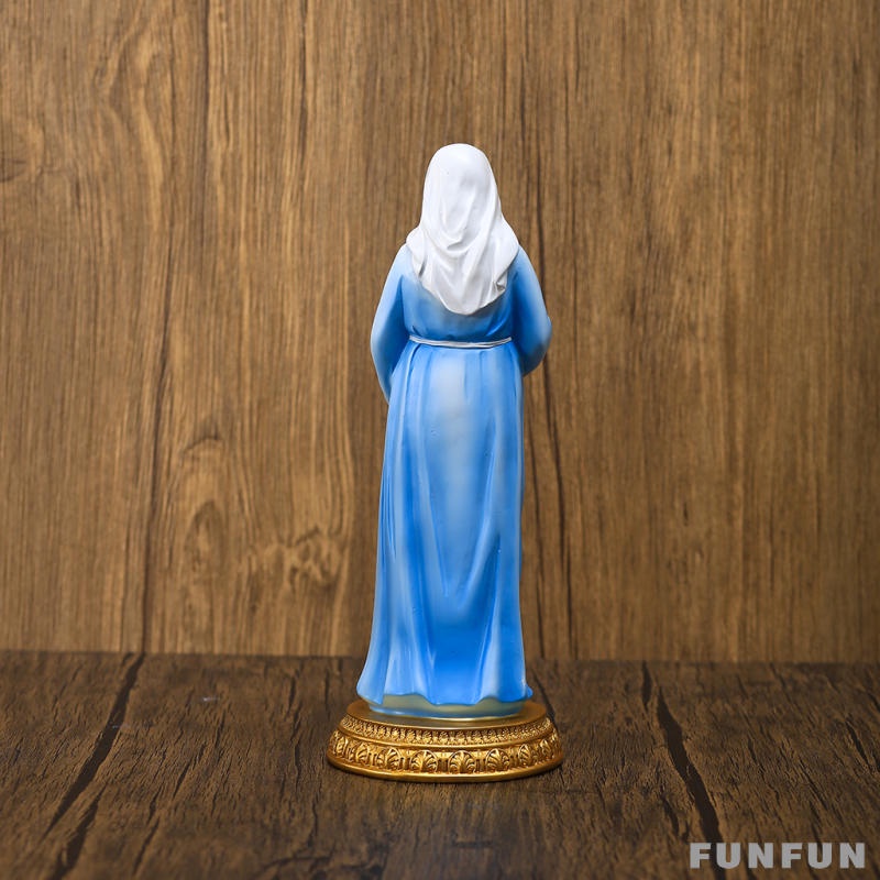 Tượng Đức Mẹ Mary 8 "Để Bàn Trang Trí Mô Hình Tượng Đức Mẹ Bầu Mary Jesus