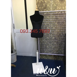 Manocanh bán thân nữ chân gỗ