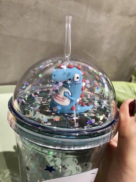 Bình Đựng Nước Khủng Long 3D Cho Bé