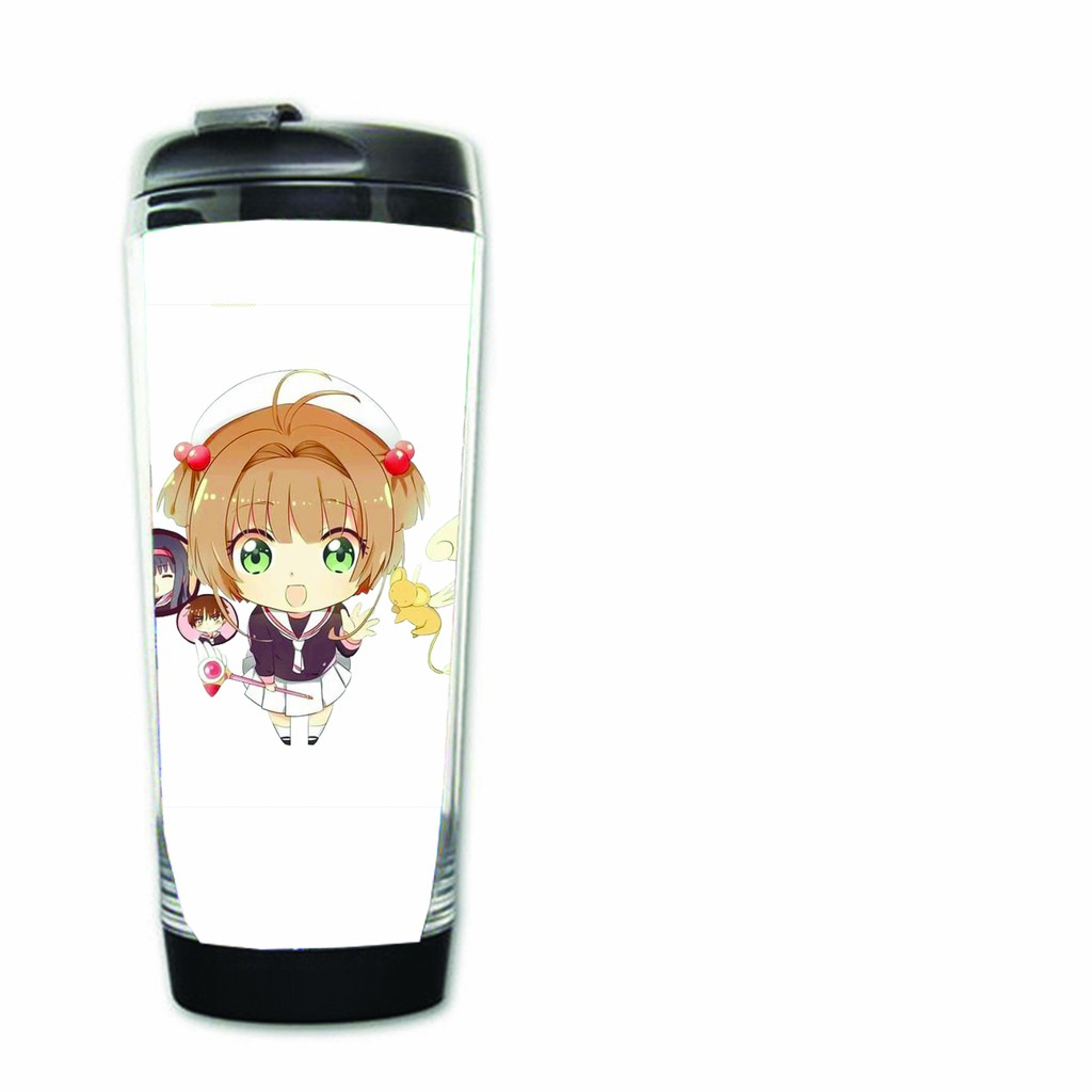 Bình đựng nước in hình Thủ Lĩnh Thẻ Bài - Cardcaptor Sakura anime