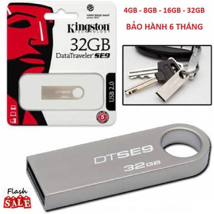 Usb Kingston, 4GB - 8GB - 16GB - 32GB Usb - Vỏ Kim Loại Chống Va Đập (bảo hành 6 tháng)