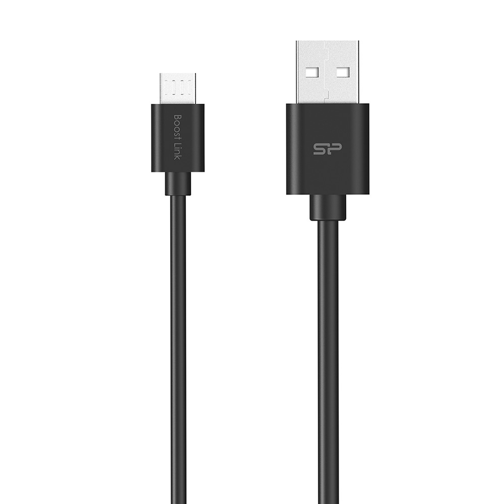 Combo Cốc sạc 4 cổng USB  Silicon Power + Cáp sạc micro USB PVC Silicon