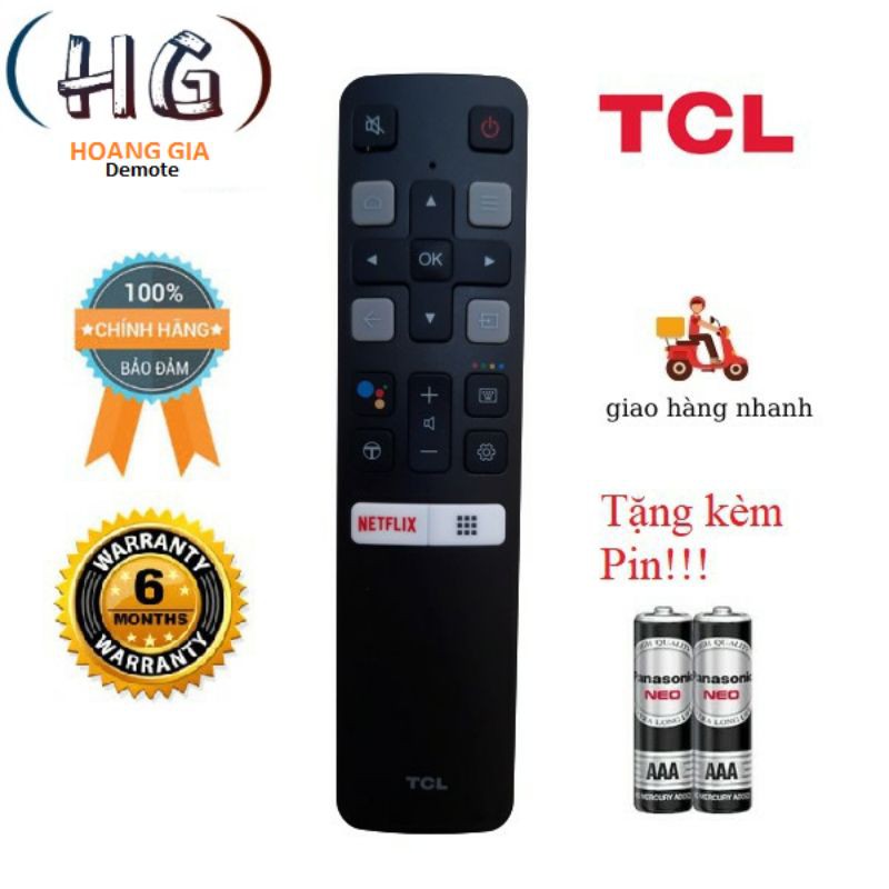 Điều khiển tivi TCL giọng nói- Hàng mới chính hãng 100%