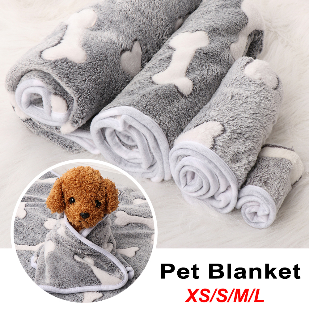 FASHYUNER Chăn mềm mại ấm áp tùy chọn kích thước dành cho thú cưng