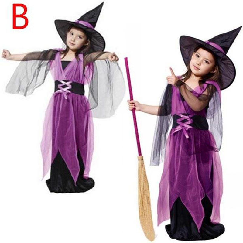 Đầm Hóa Trang Halloween Nhân Vật Phù Thủy Cho Bé Gái | BigBuy360 - bigbuy360.vn