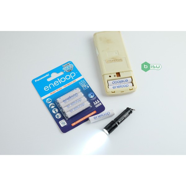 (01 viên) Pin sạc Panasonic - Eneloop Đũa AAA(Phiên bản xuất khẩu - Màu trắng)