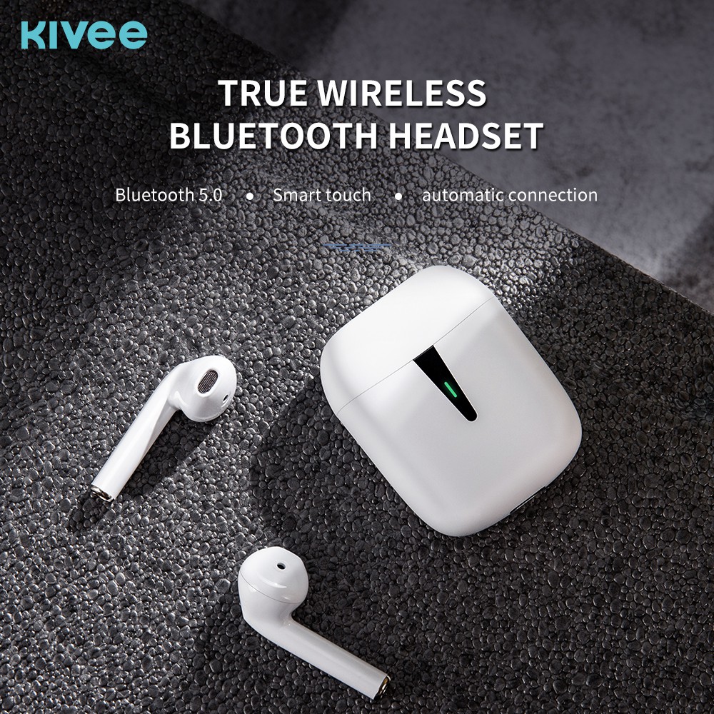 Kivee TW73 Tai nghe TWS Bluetooth 5.0 chống nước IPX5 tương thích với điện thoại di động máy tính