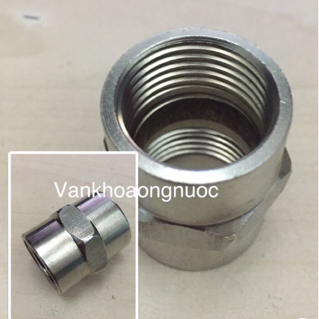 NỐI REN TRONG,MĂNG SÔNG INOX 21 (1/2”) - RẺ ĐẸP