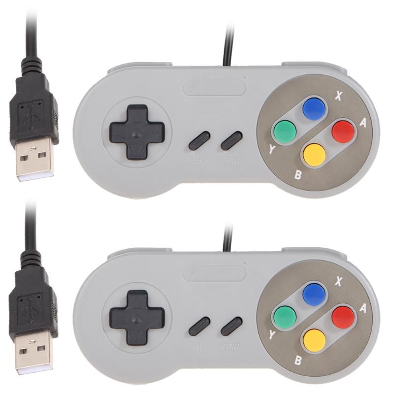 Miếng Lót Trò Chơi USB Cổ Điển Famicom Bộ Điều Khiển Cho Super Nintendo SNES PC MAC PSP Hệ Điều Hành